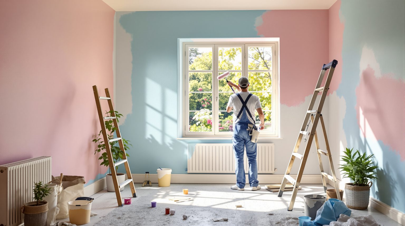 Prix peinture m2 : Découvrez les tarifs moyens et astuces pour économiser sur vos travaux !